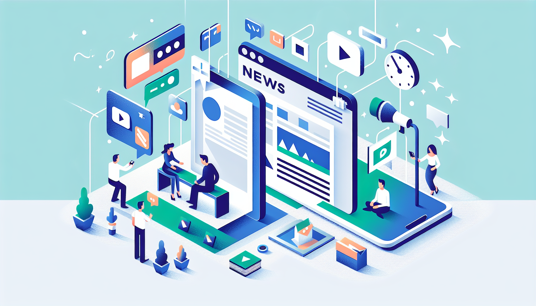 [Иллюстрация взаимодействия пользователей с новостным каналом в Telegram]